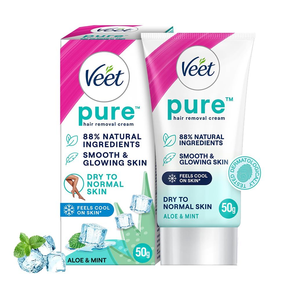 Veet Pure Hair Remover Cream - Dry to Normal Skin, 30g