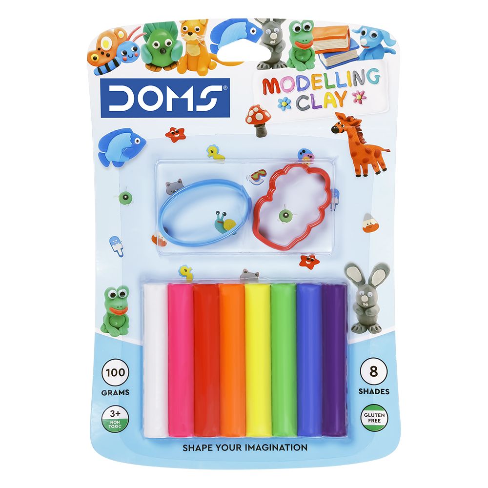 Doms Modelling Clay - 8 Shades (8458)
