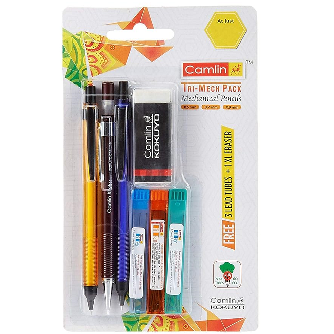 Camlin Tri Mech Mechanical Pencil Kit, 1pc