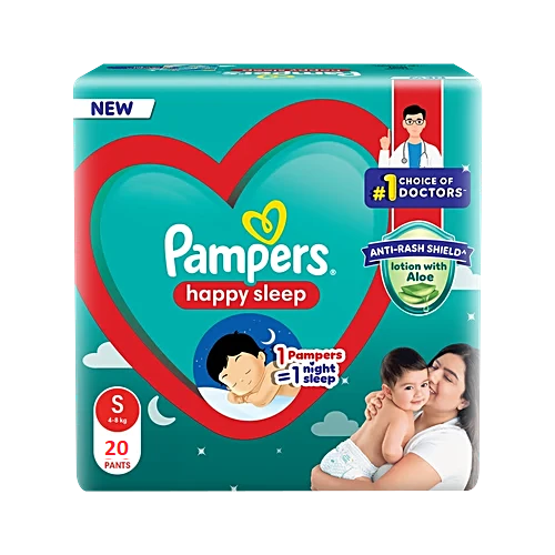 Pampers Happy Sleep Pant Style - S, 20pcs