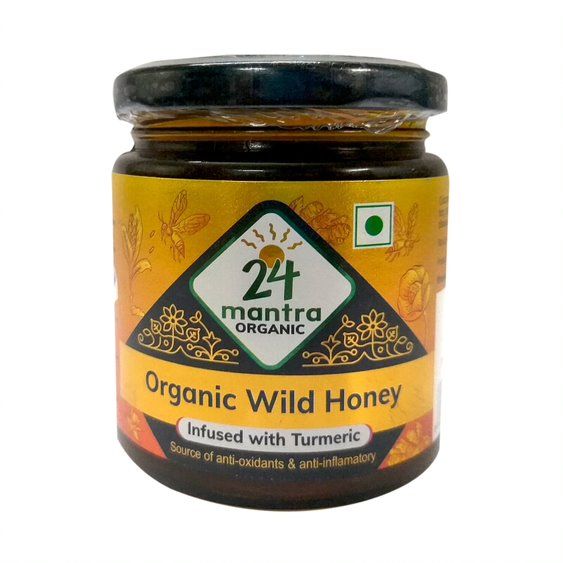 24 Mantra Organic Honey Infused with Neem, 250g