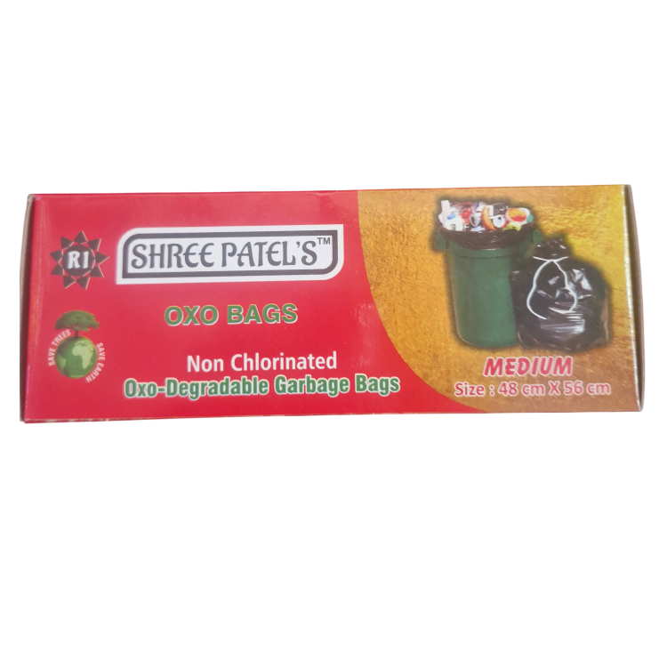 Shree Patel's Oxo Degradable Bags - Medium (48cm X 56cm)