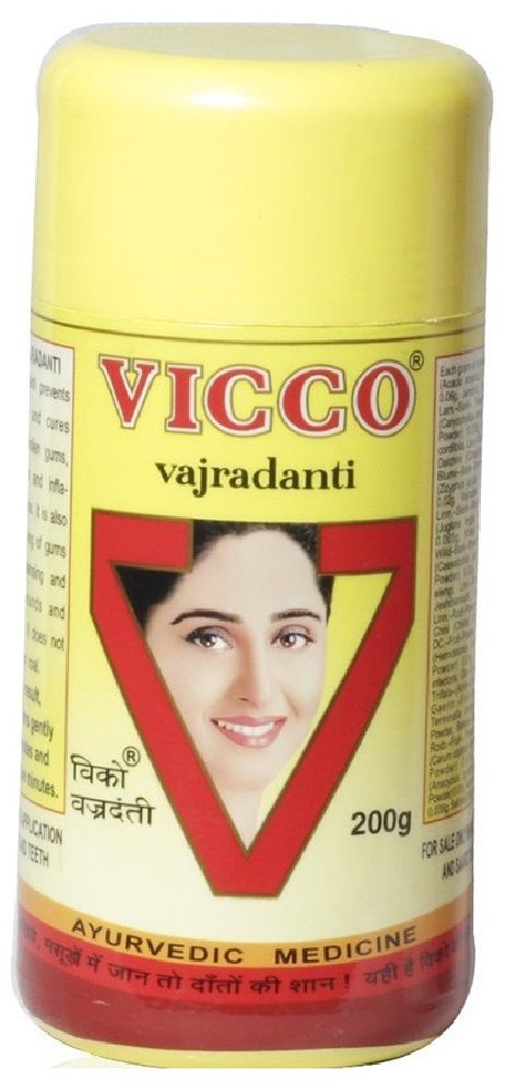 Vicco Vajradanti Ayurvedic Tooth Powder, 200g