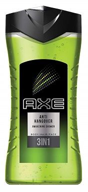 Axe Anti Hangover 3in1 Body/Hair/Face Shower Gel, 250ml