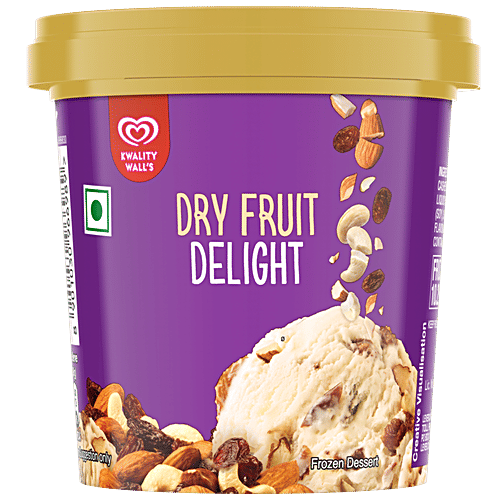 Kwality Wall's Dry Fruit Delight Cup, 100ml