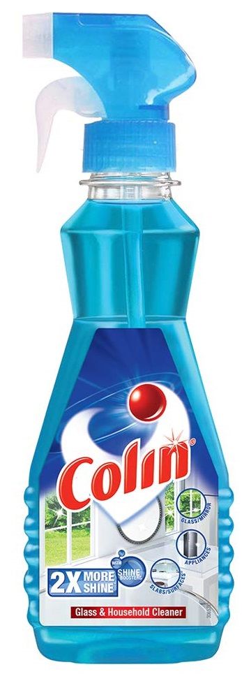 Colin Glass & Surface Cleaner Liquid Spray, 250ml