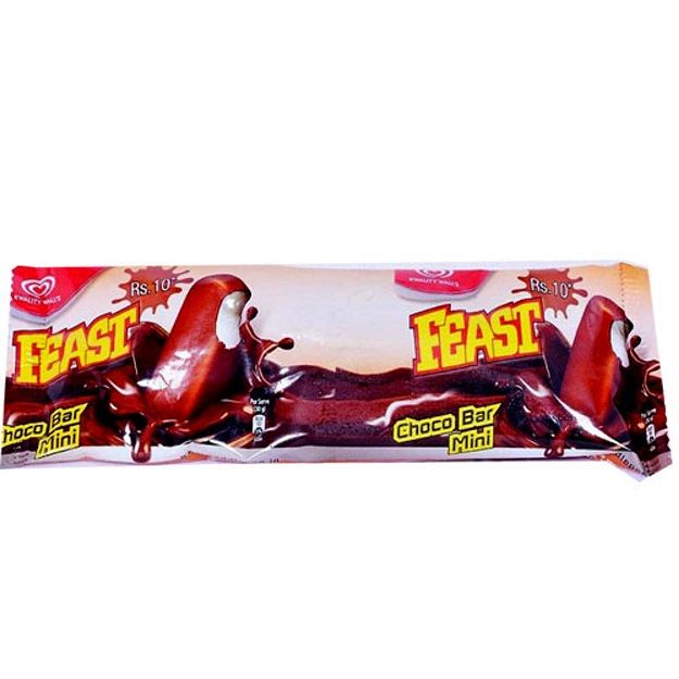 Kwality Wall's Mini Choco Bar Ice Cream Stick - Feast, 30g
