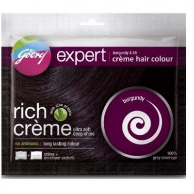 Godrej Rich Creme Hair Colour - Burgundy, 30g