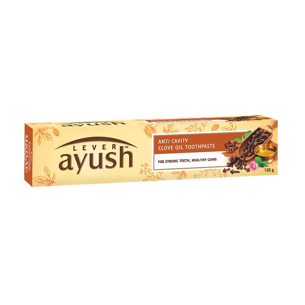 Ayush Clove Oil Toothpaste - Anti Cavity, 150g