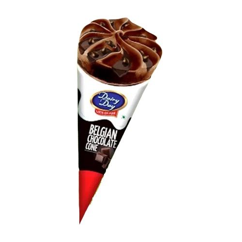 Dairy Day Cone Ice Cream - Belgian Chocolate, 120ml