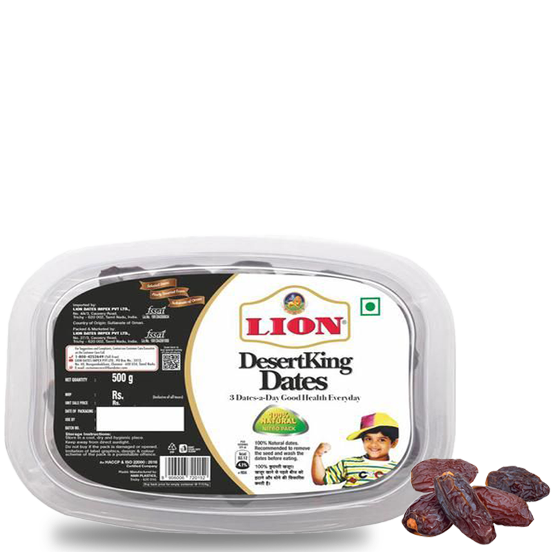 Lion Dates Tub - Desert King, 500g