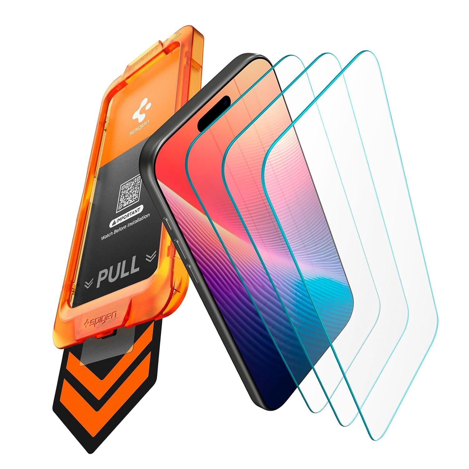 Spigen | AGL10484 | Tempered Glass For iPhone 17 (6.7-inch)