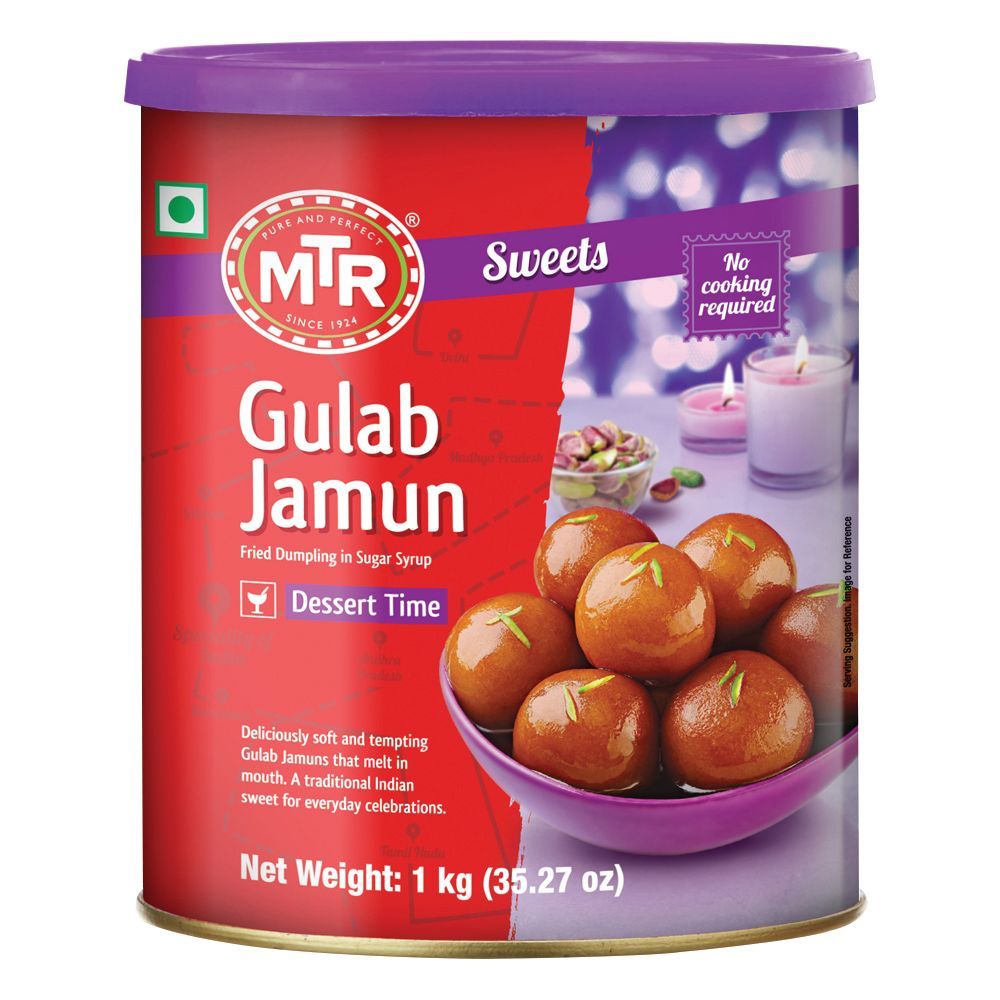 MTR Ready To Eat Gulab Jamun Tin, 1kg