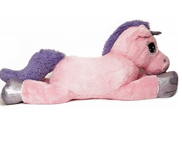 Soft Toy - Giant Fur Unicorn (100cm) (MD)