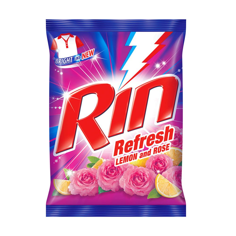 Rin Detergent Powder - Lemon & Rose, 1kg