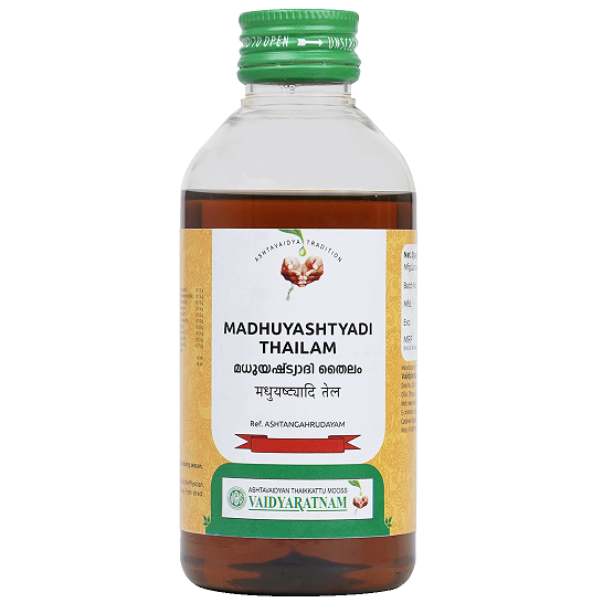 Vaidyaratnam Madhuyashtyadi Thailam, 200ml