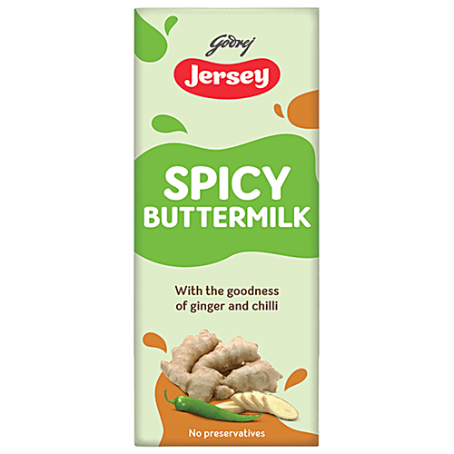 Godrej Jersey UHT Buttermilk Tetra Pack, 180ml