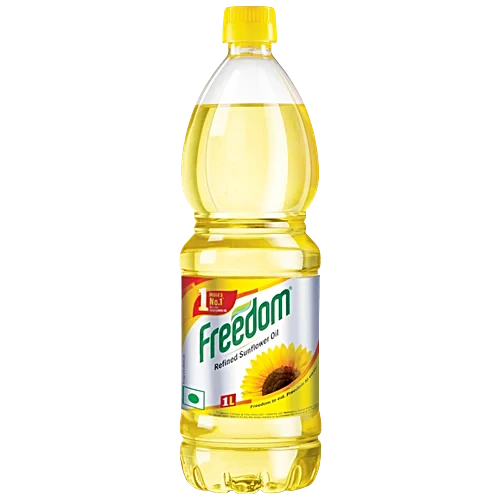 Freedom Refined Sunflower Oil Bottle, 1L