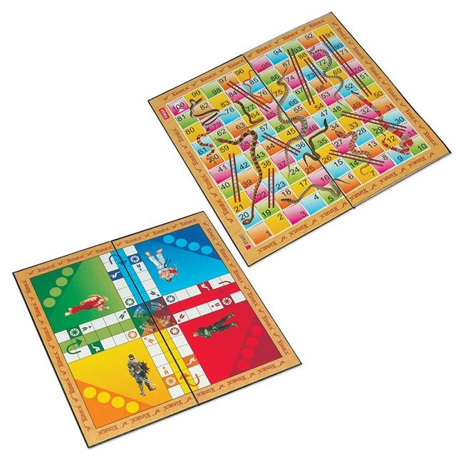 2 In 1 Game Set - Snake Ladder & Ludo