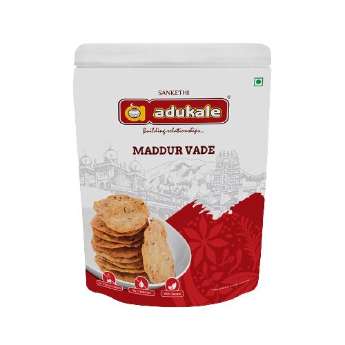 Adukale Namkeen Standy Pouch - Maddur Vade, 180g