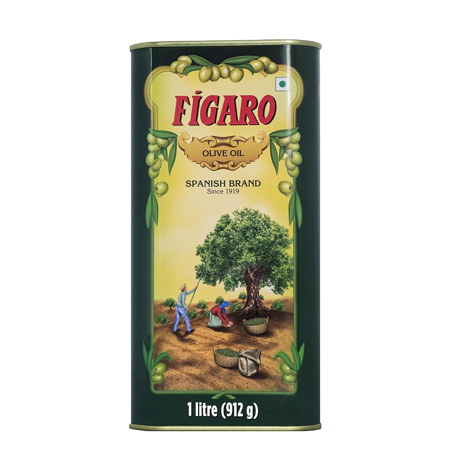 Figaro Pure Olive Oil Tin, 1L
