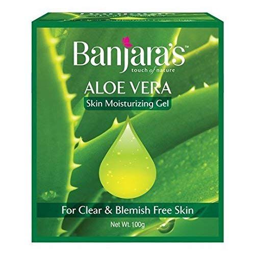 Banjara's Aloevera Skin Moisturising Gel Carton, 100g