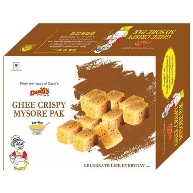 Daadis Ghee Crispy Mysore Pak Carton, 200g