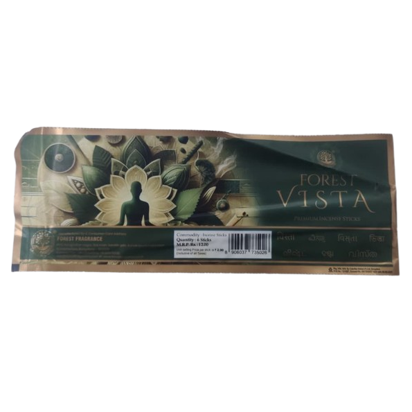 Forest Premium Incense Sticks - Vista, 6pc