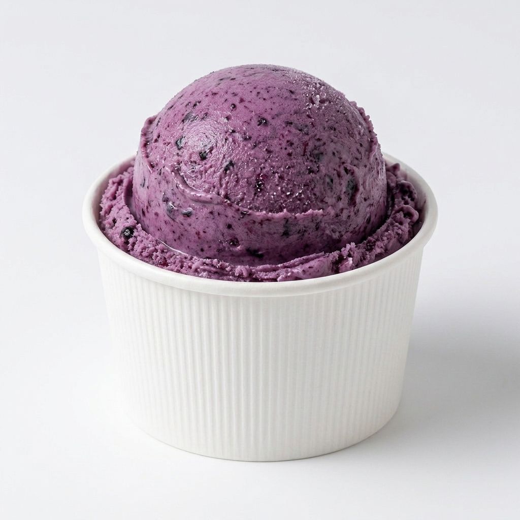 Premium Gelato - Blueberry (Single Scoop)