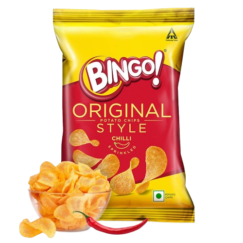 Bingo Potato Chips Original Style - Chilli Sprinkled, 85g