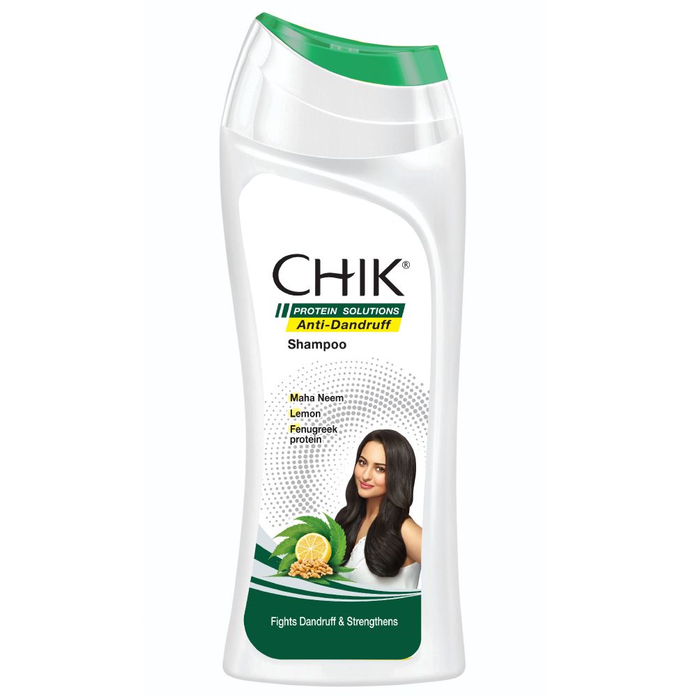 Chik Anti Dandruff Shampoo - Maha Neem,Lemon & Fenugreek, 80ml