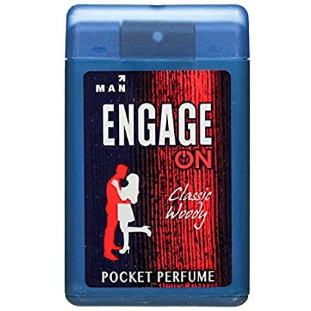 Engage On Men Pocket Perfume - Classic Woody, 17ml