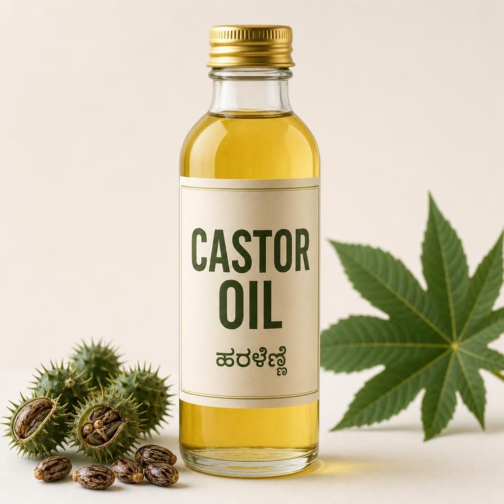Castor Oil, 500ml (ಹರಳೆಣ್ಣೆ)