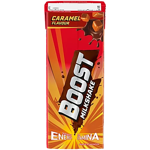 Boost Flavoured Drink Tetra Pack - Caramel, 180ml