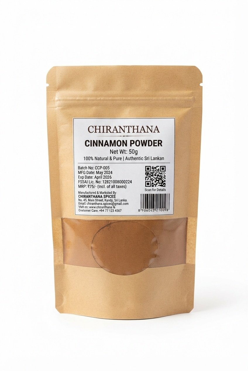 Chirantana Cinnamon Powder, 50g