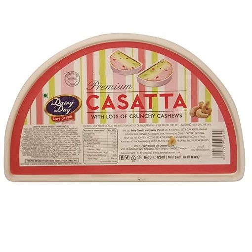 Dairy Day Premium Ice Cream - Casatta, 120ml