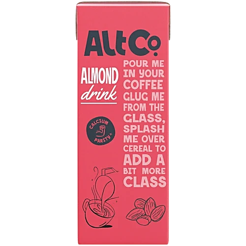 Alt Co. Almond Milk Drink Tetra Pack, 180ml