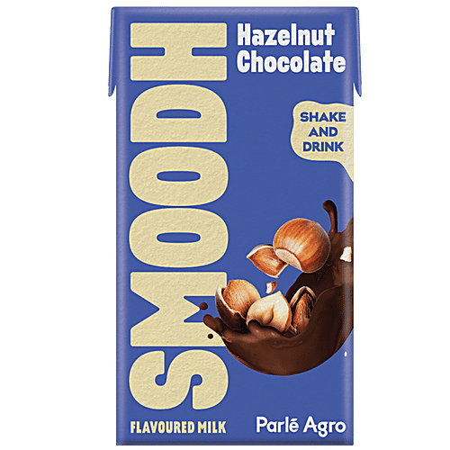 Smoodh Flavoured Milk Tetra Pack - Hazelnut Chocolate, 85ml