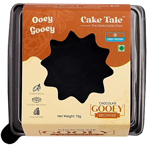 Cake Tale Box Chocolate - Gooey Brownie, 75g