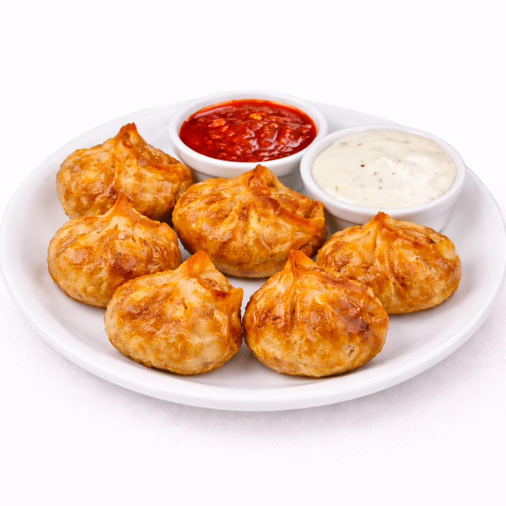 Fries - Chicken Momos, 1 Plate
