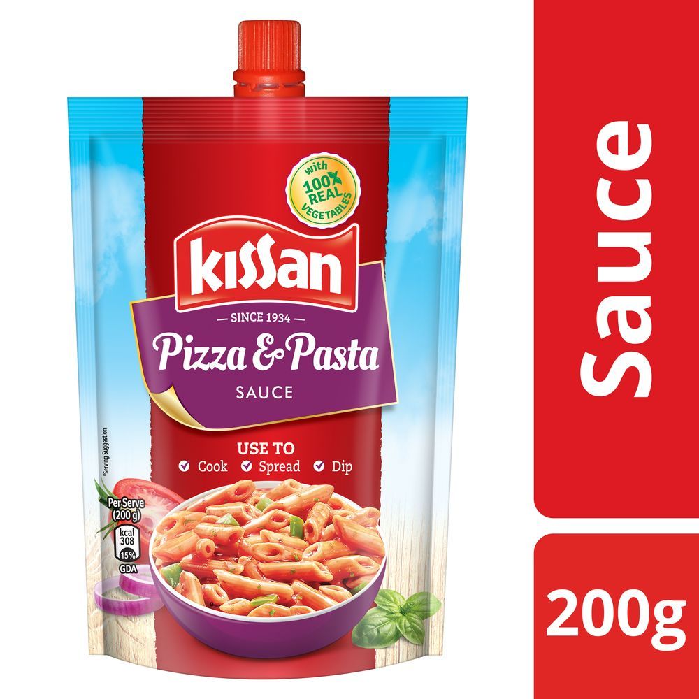 Kissan Sauce Pouch - Pizza & Pasta, 200g