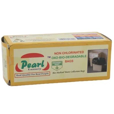 Pearl Luxury Oxo Bio Degradable Garbage Bag - Extra Large, 15pc