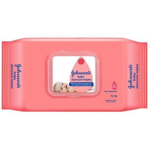 Johnson's Baby Wipes, 72pcs