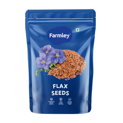 Farmley Premium Flax Seeds Standy Pouch, 200g
