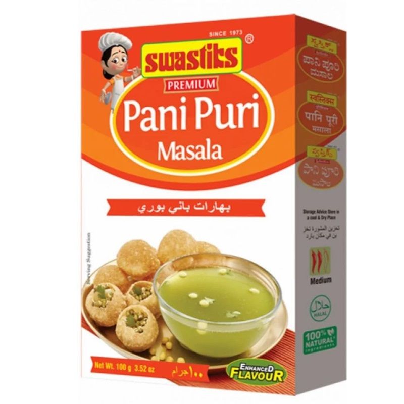 Swastiks Pani Puri Masala Powder Carton, 50g