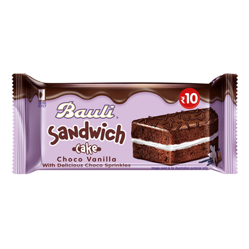 Bauli (Rs.10) Sandwich Cake - Choco Vanilla, 25g