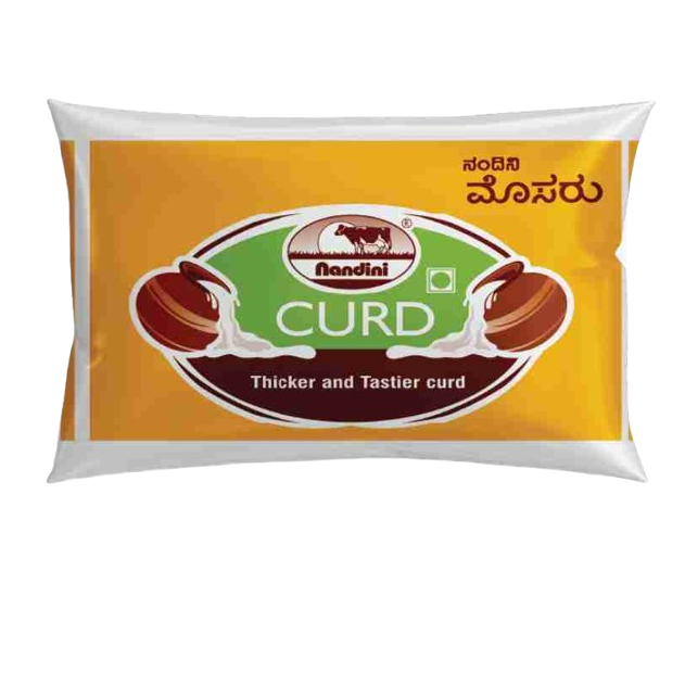 Nandini Curd Pouch - Plain, 200g