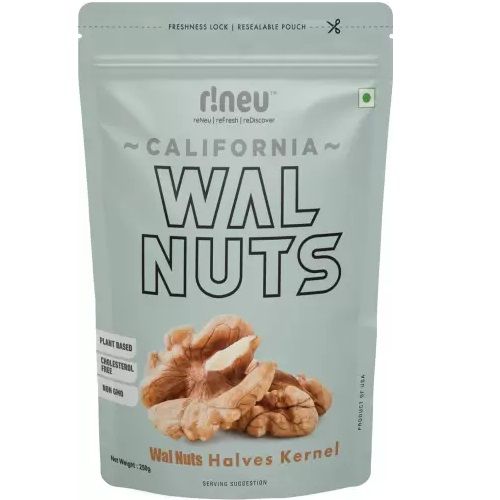 r!neu California Walnuts - Halves Kernels, 250g