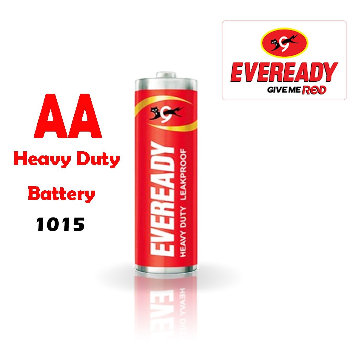 Eveready 1015 AA Battery - Red, 1pc