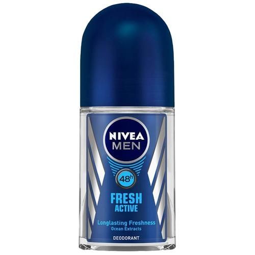 Nivea Roll On Deodorant For Men - Deo Fresh Active, 25ml